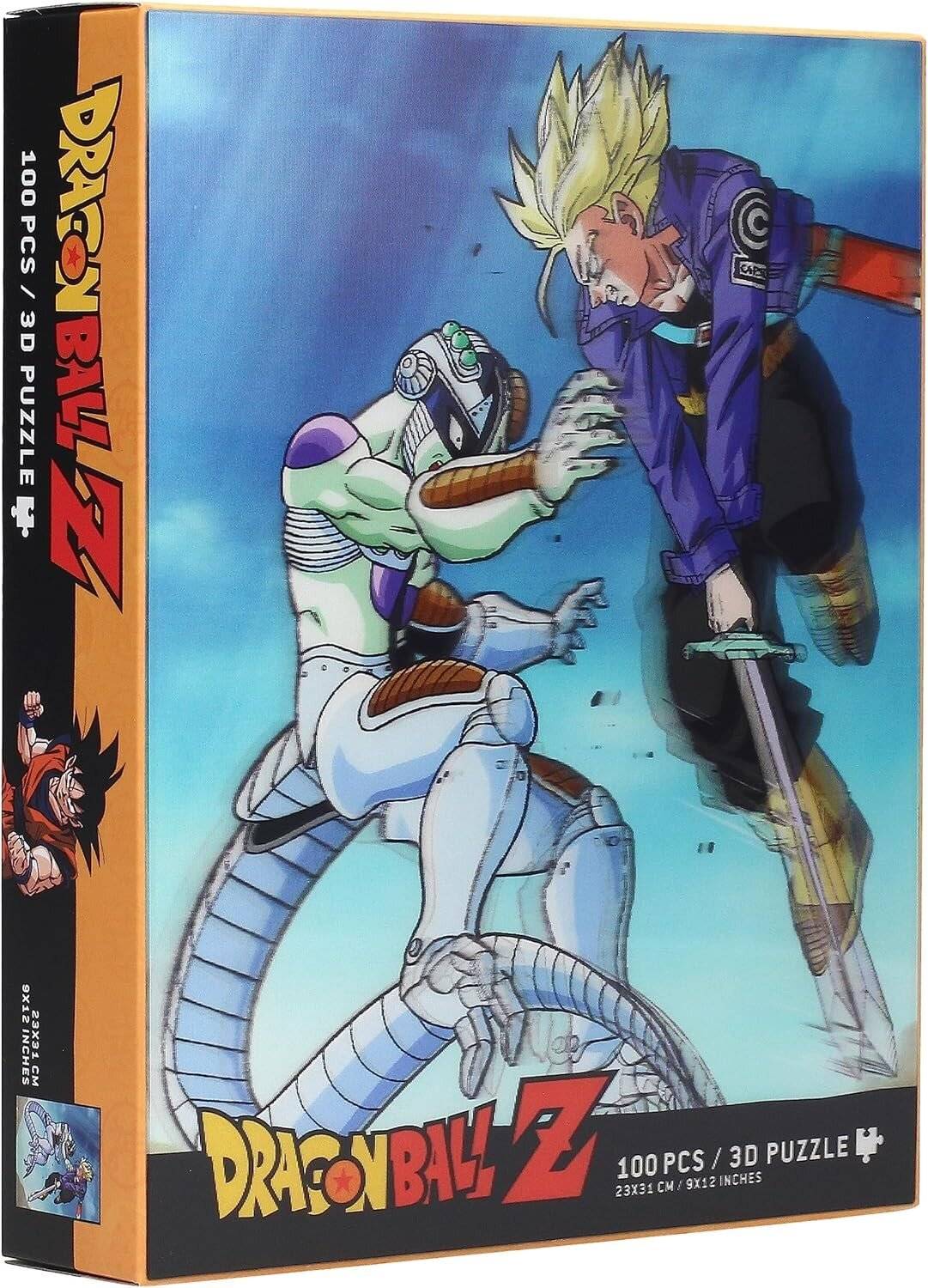 Dragon Ball Z Puzzle mit 3D-Effekt Trunks vs Frieza (100 Teile)