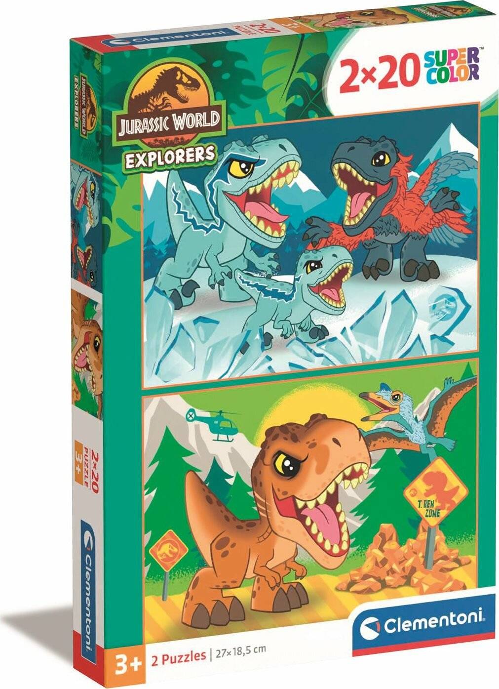 Jurassic World Puzzle 2x20Stü ck