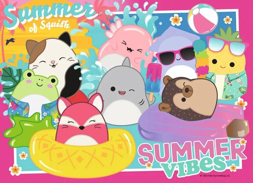 Squishmallows puzzle 4x100pzs