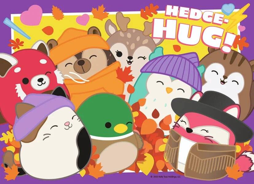 Squishmallows puzzle 4x100pzs