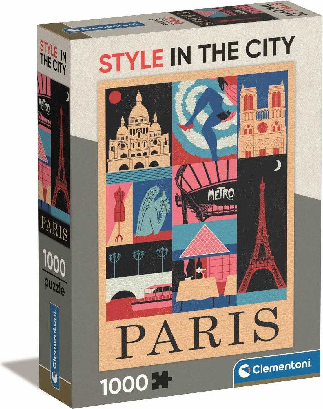 1000 Teile Puzzle - Style in the City: Paris