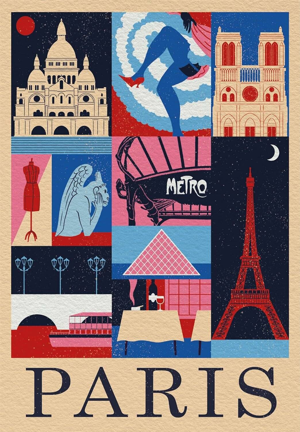 1000 Teile Puzzle - Style in the City: Paris