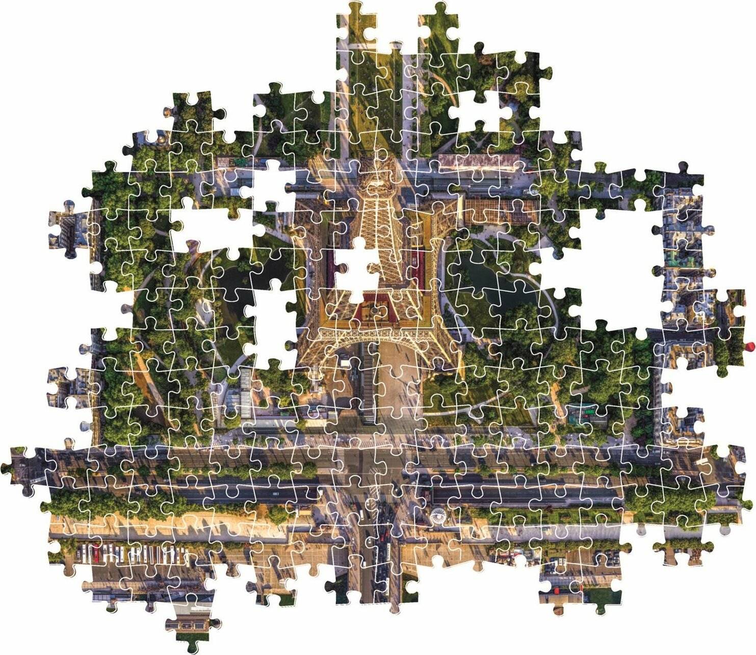 1500 Teile Puzzle - Fliegen ü ber Paris