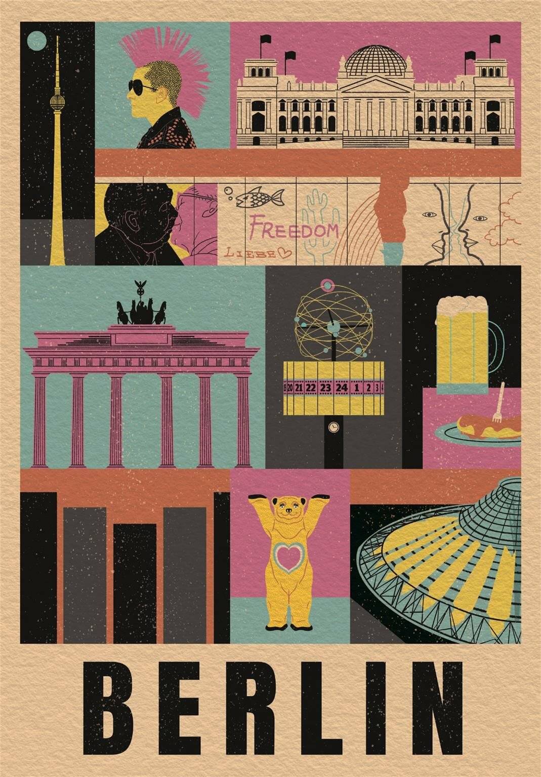 1000 Teile Puzzle - Das Papierhaus: Berlin D