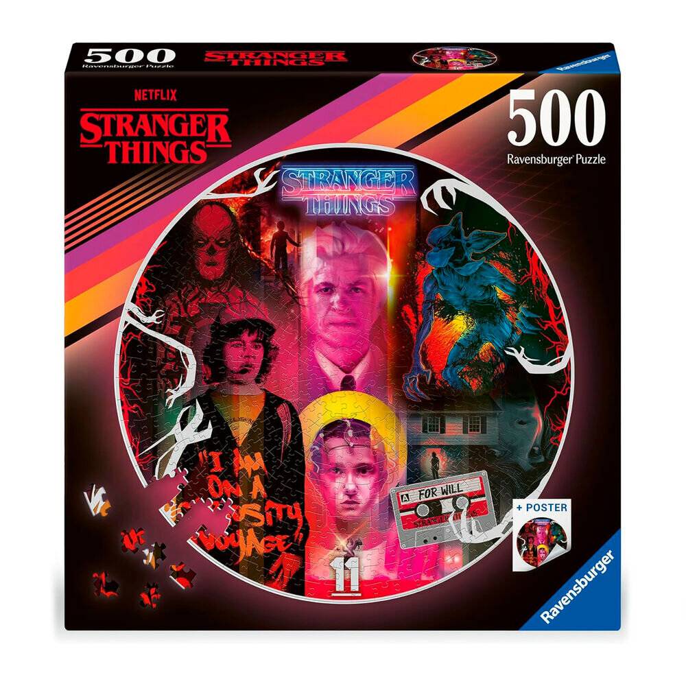 Stranger Things Rund-Puzzle Friends Don't Lie (500 Teile)