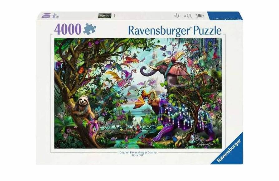 Original Ravensburger Quality Puzzle Die Drachen der Tropen (4000 Teile)