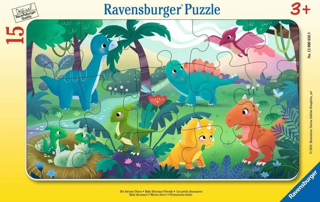 RAVENSBURGER Niedliche Dinosaurier Puzzle 15 Teile