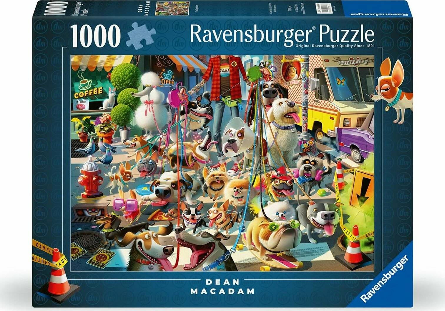 RAVENSBURGER Hundespaziergang Puzzle 1000 Teile