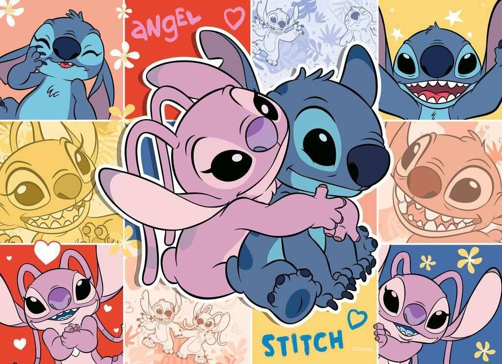 RAVENSBURGER Lilo und Stitch Puzzle 4x100 Teile