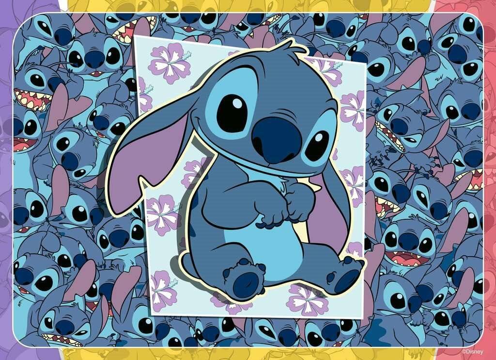 RAVENSBURGER Lilo und Stitch Puzzle 4x100 Teile