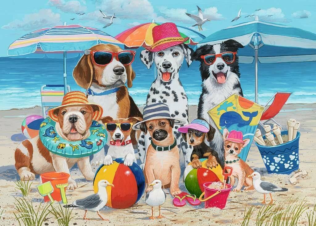 RAVENSBURGER Puzzle Tierfreunde am Strand 35 Teile