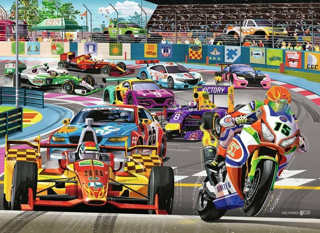 RAVENSBURGER Racing Rallye Puzzle 60 Teile