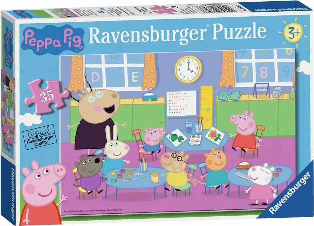 RAVENSBURGER Puzzle Peppa Pig: Im Klassenzimmer 35 Teile