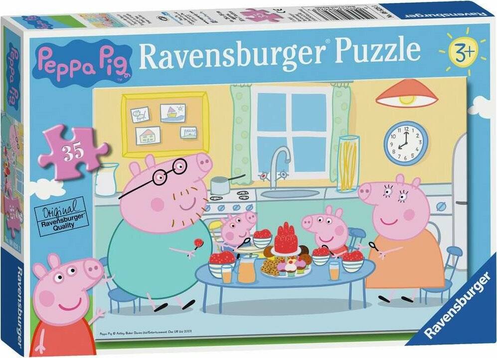 RAVENSBURGER Puzzle Peppa Pig: Familienzeit 35 Teile