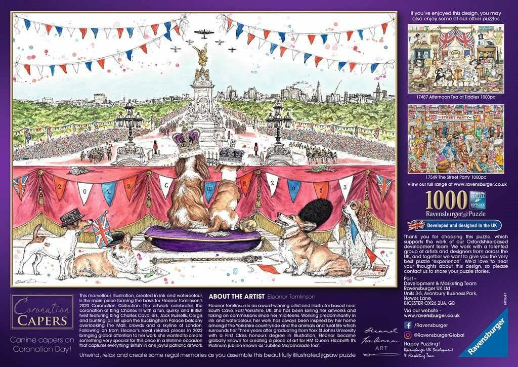 RAVENSBURGER Krö nungspuzzle 1000 Teile