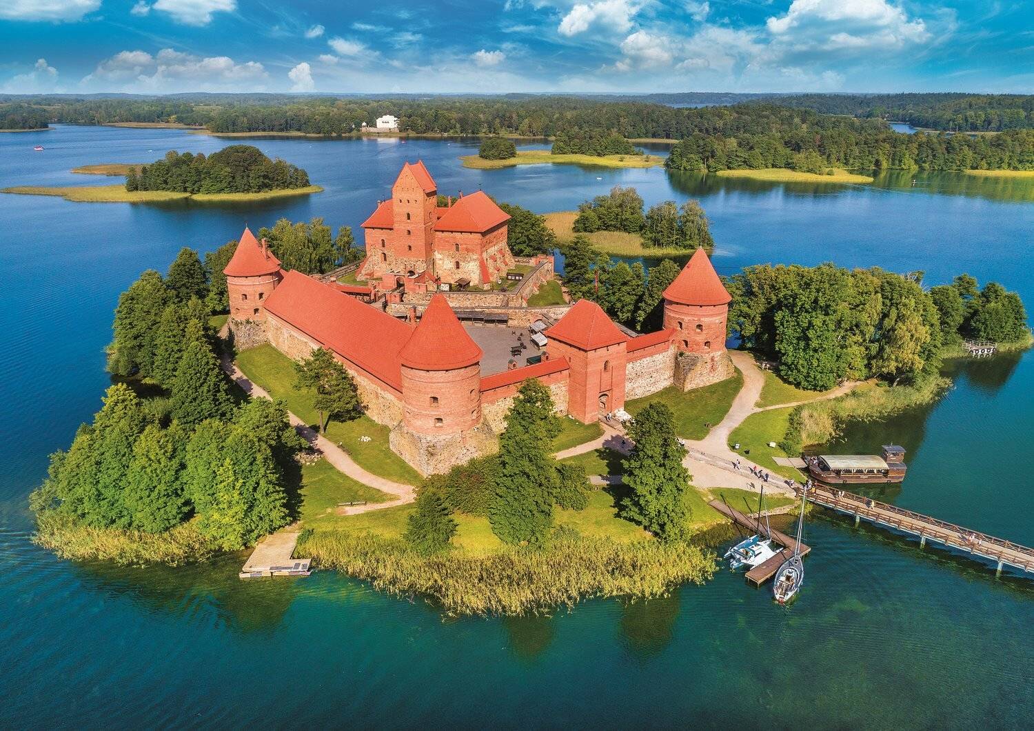 TREFL Puzzle Burg Trakai, Litauen 1000 Teile