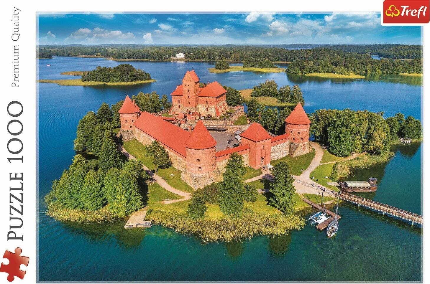 TREFL Puzzle Burg Trakai, Litauen 1000 Teile