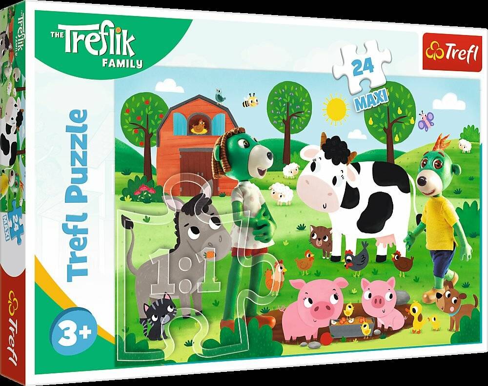 Puzzle Treflies on the Farm MAXI 24 Teile