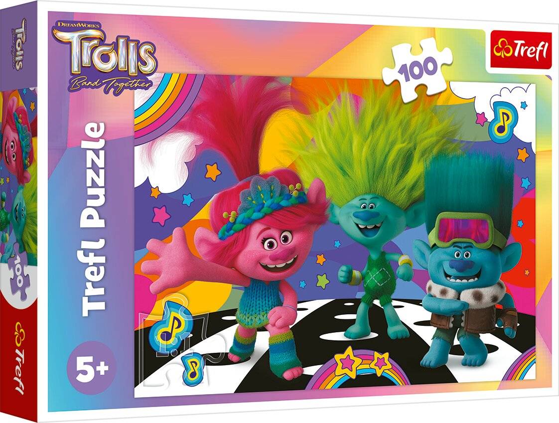 TREFL Puzzle Trolls 3: Fun Trolls 100 Teile