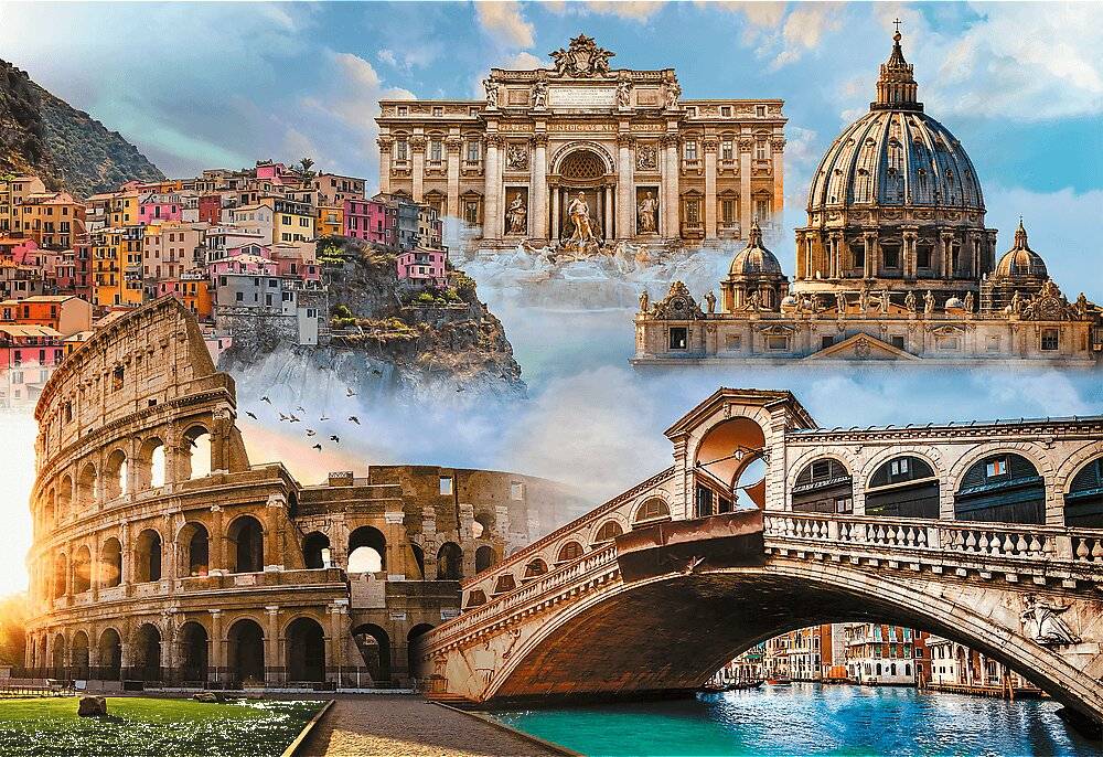 TREFL Puzzle Lieblingsplä tze: Italien 1500 Teile