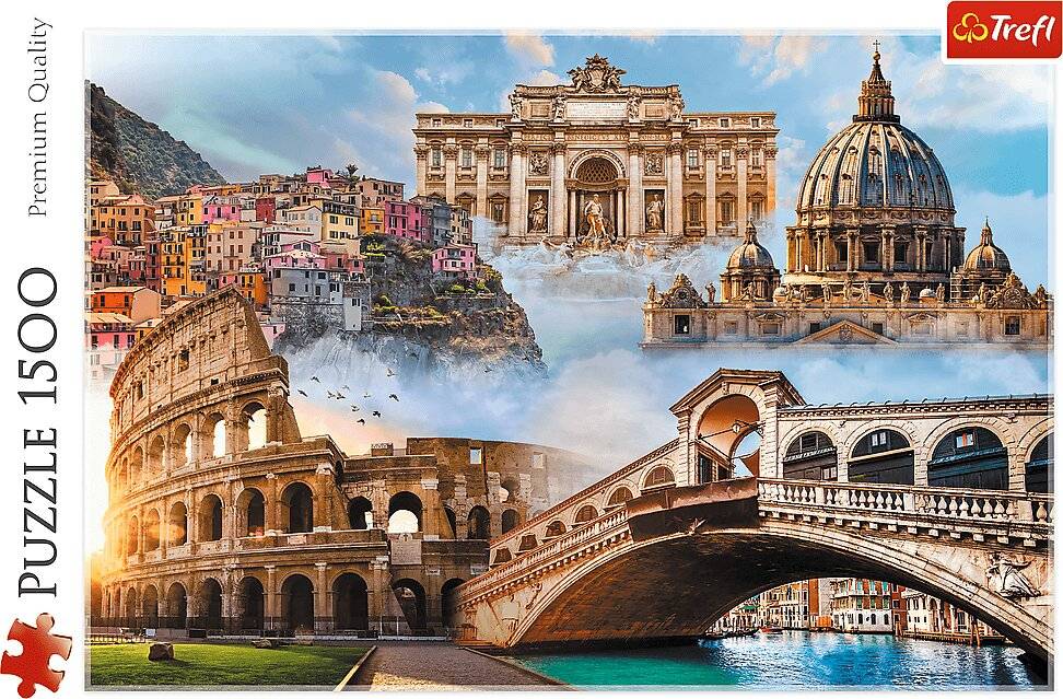TREFL Puzzle Lieblingsplä tze: Italien 1500 Teile