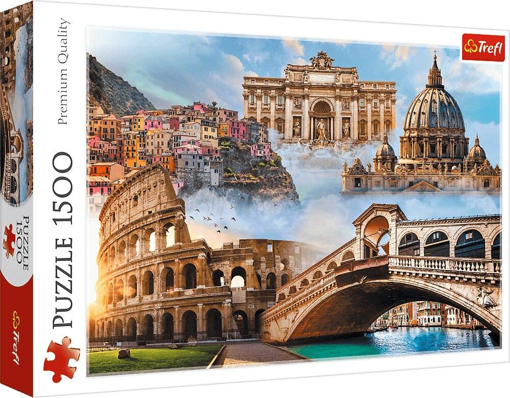 TREFL Puzzle Lieblingsplä tze: Italien 1500 Teile