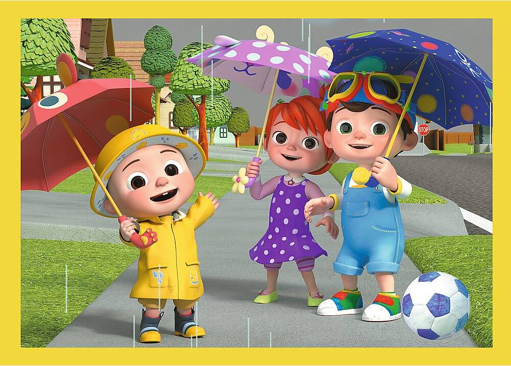 TREFL Puzzle Cocomelon: Treffen 4in1 ( 12,15,20,24 Teile)