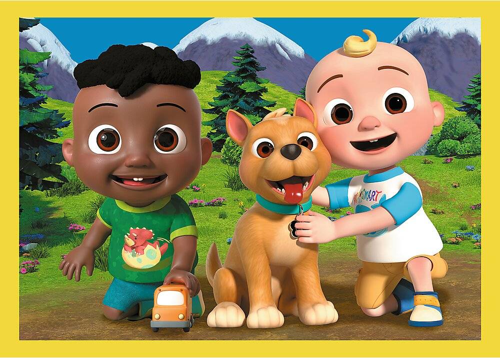 TREFL Puzzle Cocomelon: Treffen 4in1 ( 12,15,20,24 Teile)