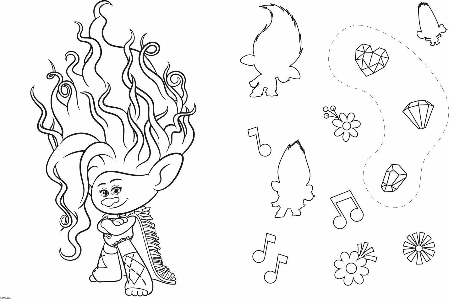 TREFL Trolls 3: Happy Troll Day SUPER MAXI 24 Stü ck