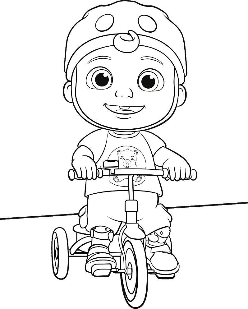 TREFL Wendepuzzle Cocomelon: Freunde BABY MAXI 2x10 Teile