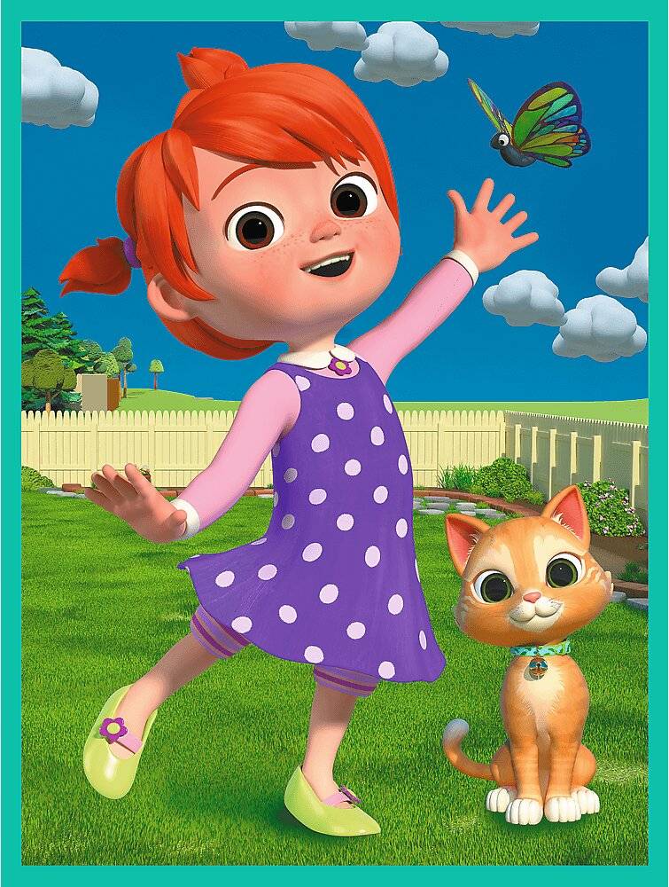 TREFL Wendepuzzle Cocomelon: Freunde BABY MAXI 2x10 Teile