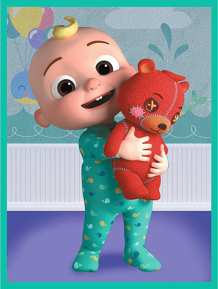 TREFL Wendepuzzle Cocomelon: Freunde BABY MAXI 2x10 Teile