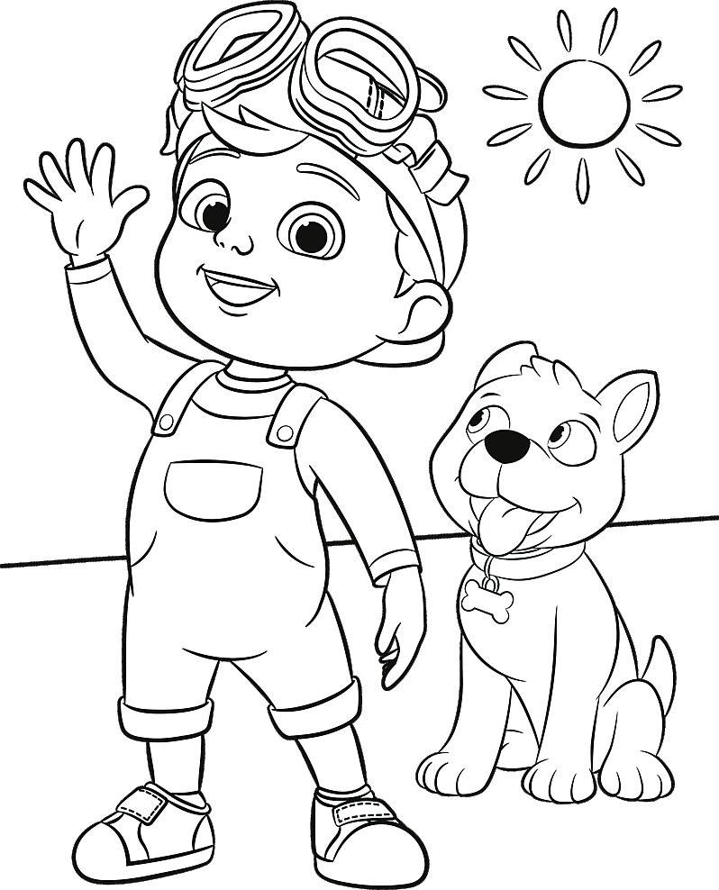 TREFL Wendepuzzle Cocomelon: Freunde BABY MAXI 2x10 Teile