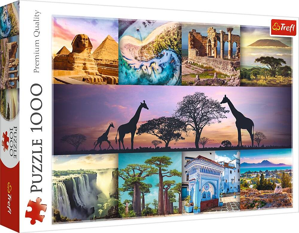 TREFL Puzzle Pie, Afrika 1000 Teile