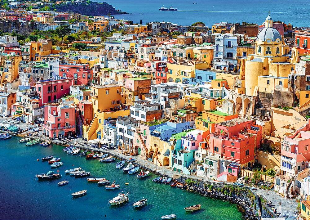 TREFL Puzzle Insel Procida, Kampanien, Italien 500 Teile