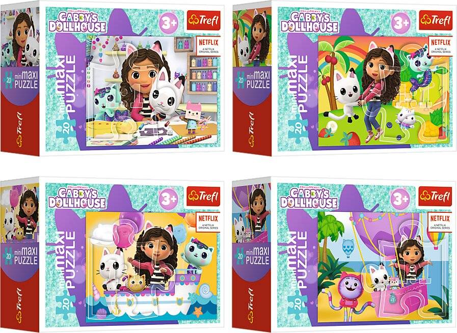 TREFL Puzzle Gaby' s Magic House: Bunter Tag - Ballonfahrt 20 Teile