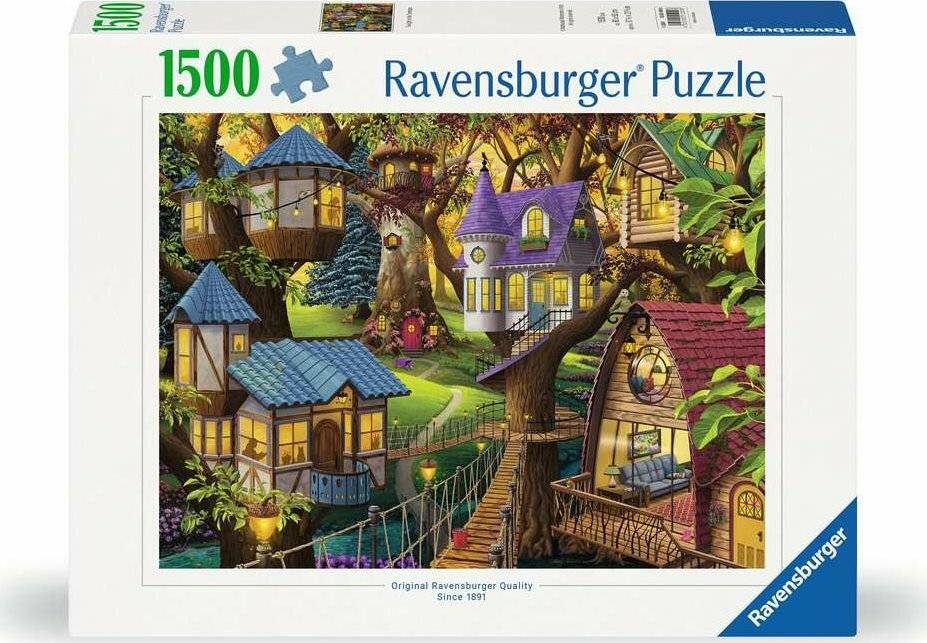 RAVENSBURGER Dä mmerung in den Baumkronen Puzzle 1500 Teile
