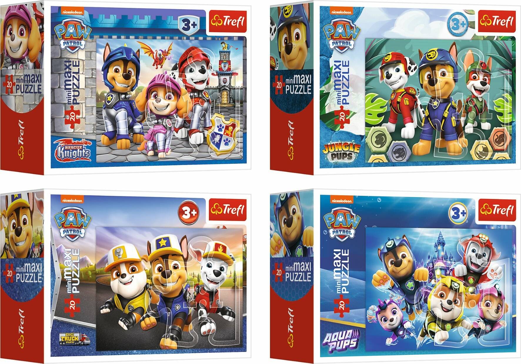 TREFL Display Puzzle Paw Patrol: Dog Heroes 20 Teile ( 24 Stü ck)