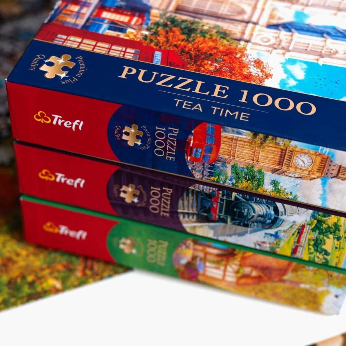 TREFL Puzzle Premium Plus Tea Time: Landhaus 1000 Teile