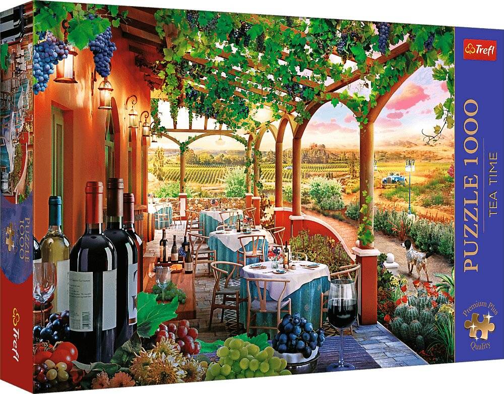 TREFL Puzzle Premium Plus Tea Time: Italienischer Weinberg 1000 Teile