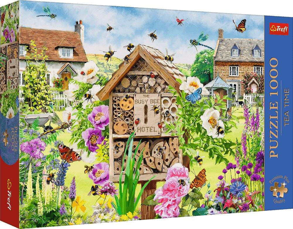 TREFL Puzzle Premium Plus Tea Time: Zuhause fü r die Bienen 1000 Teile