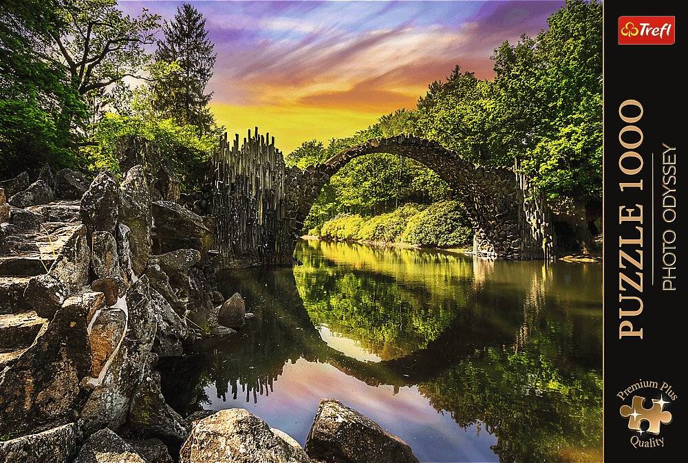 TREFL Puzzle Premium Plus Photo Odyssey: Rakotzø Brü cke in Kromlau 1000 Teile