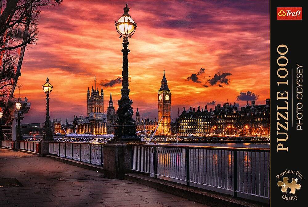 TREFL Puzzle Premium Plus Photo Odyssey: Big Ben, London 1000 Teile