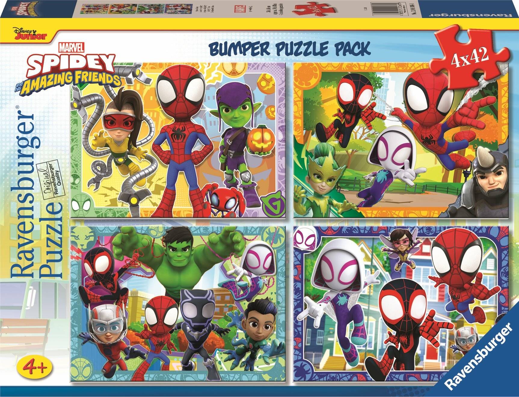 Puzzle 4x42 Stoß stange Pack - Spidey