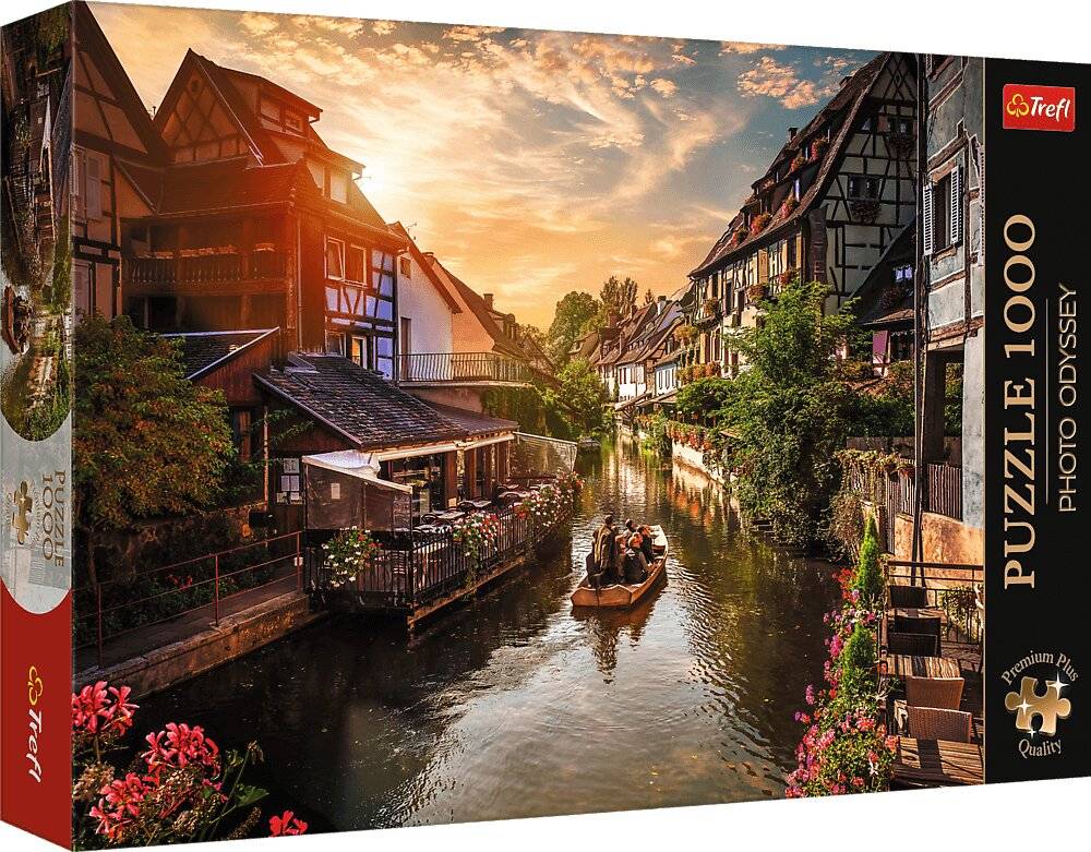 TREFL Puzzle Premium Plus Photo Odyssey: Klein Venedig in Colmar 1000 Teile