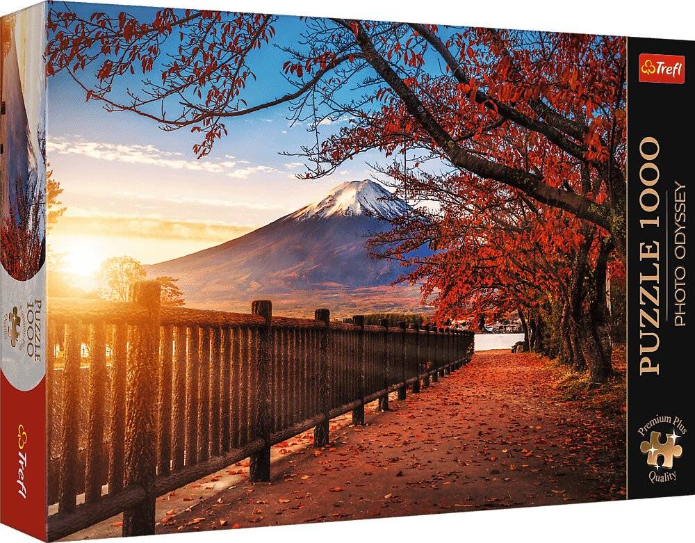 TREFL Puzzle Premium Plus Foto-Odyssee: Berg Fuji, Japan 1000 Teile