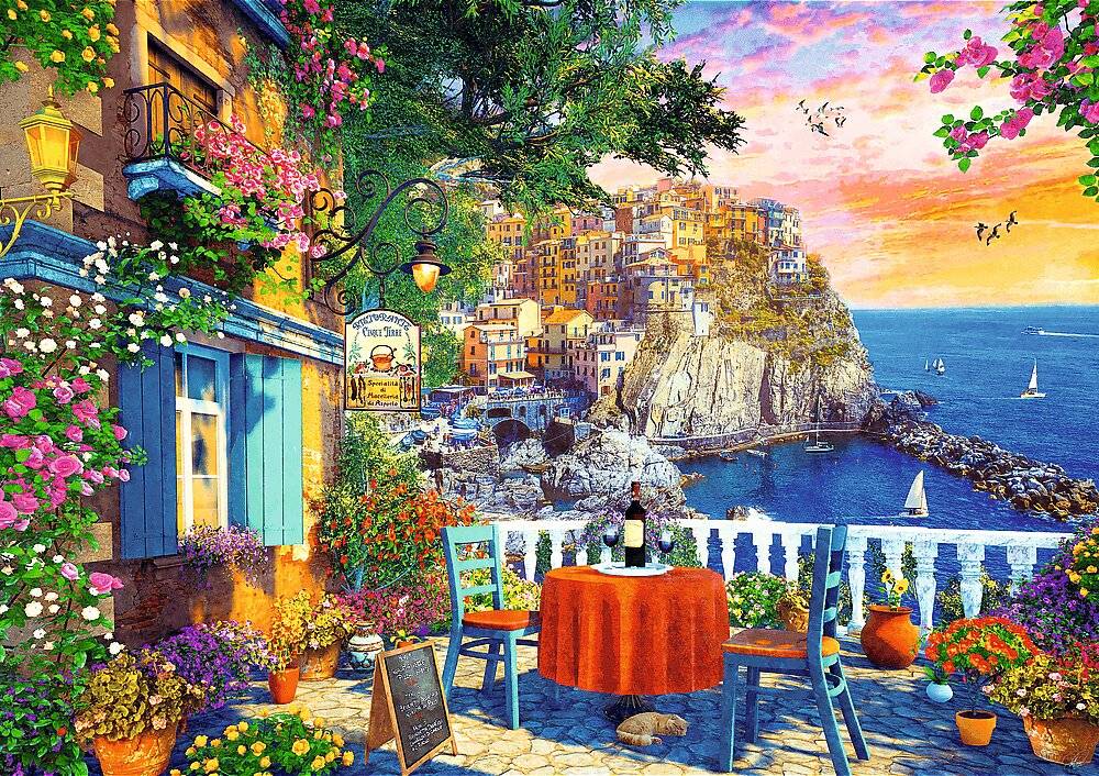 TREFL Puzzle Ansicht von Cinque Terre 1000 Teile