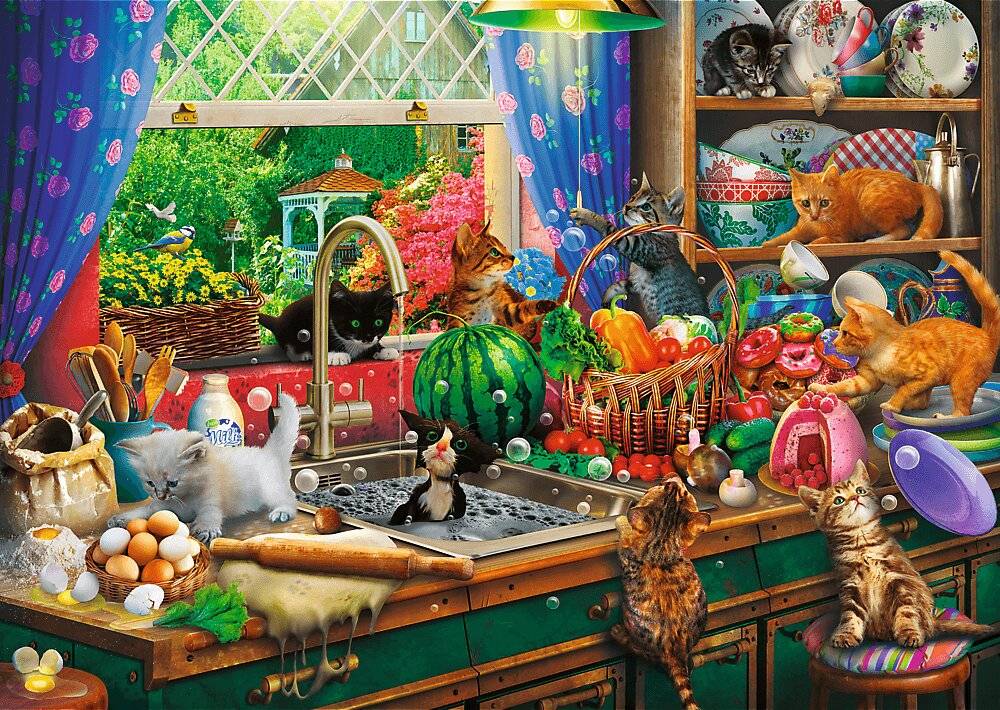 TREFL Puzzle Premium Plus Tea Time: Die abweichenden Wurzeln1000 Teile