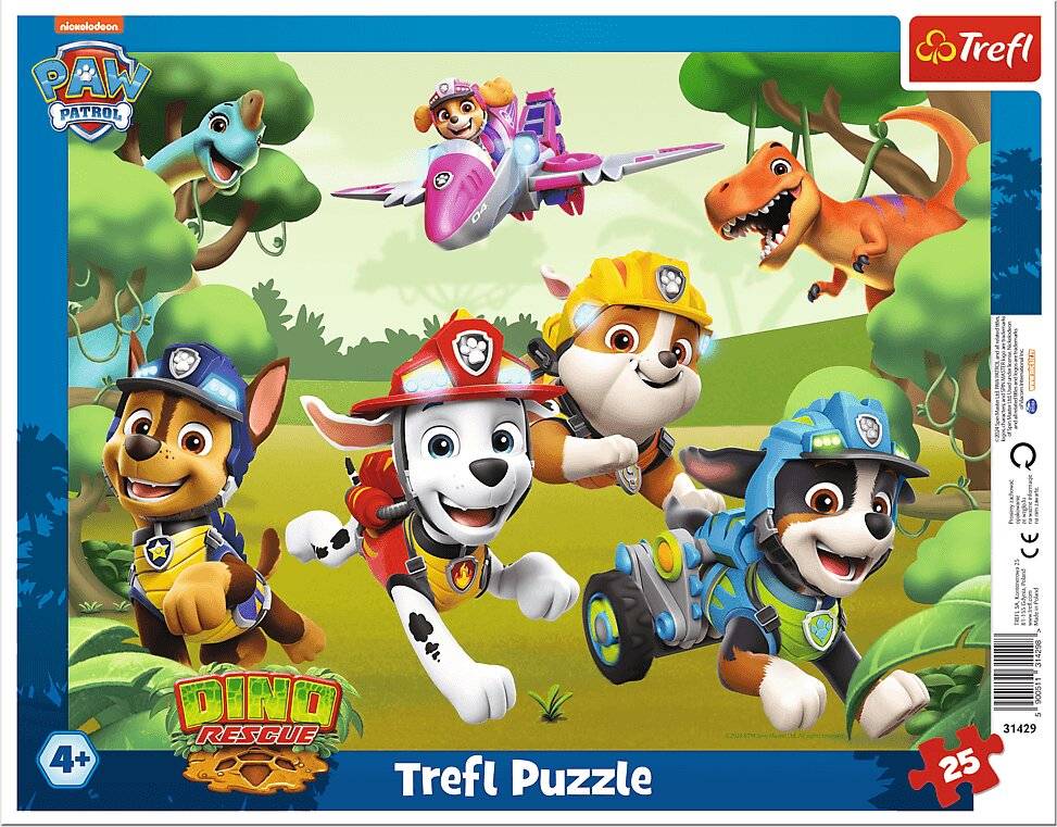 TREFL Puzzle Paw Patrol: Erstaunliche Hundetricks 25 Teile