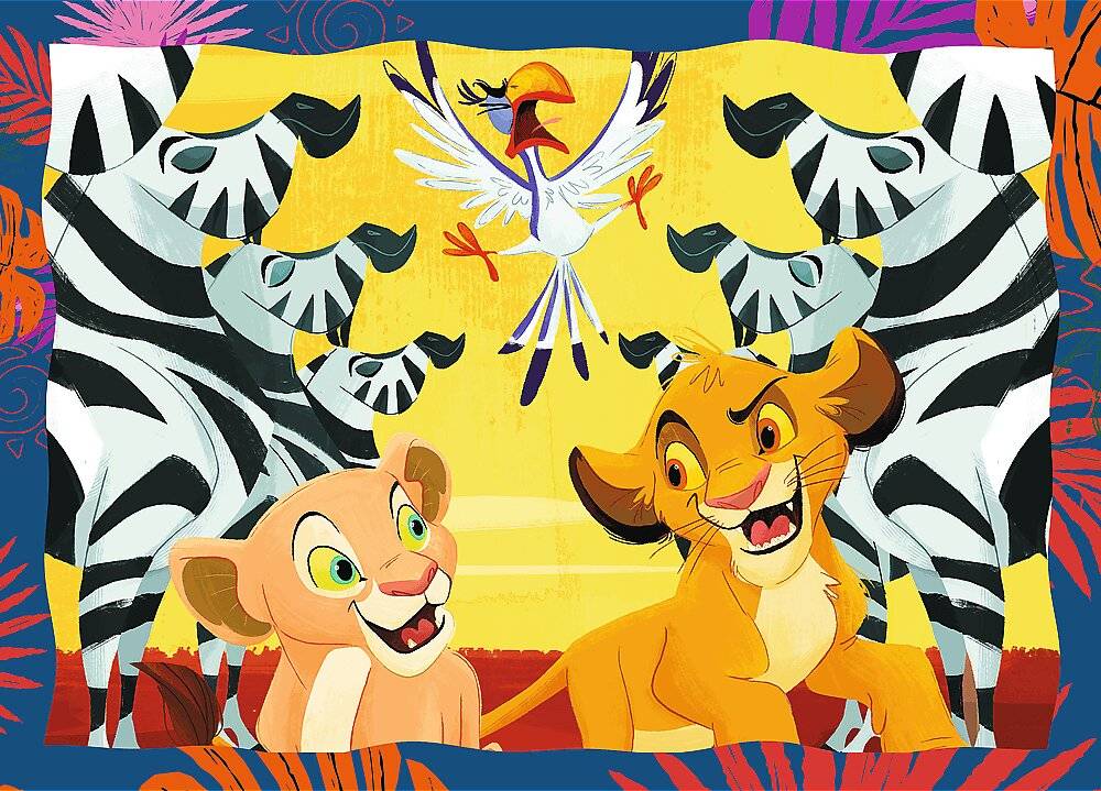 TREFL Puzzle Brave Lion King 4in1 ( 35,48,54,70 Teile)